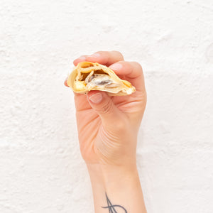 
                  
                    MUSHROOM & CHEESE EMPANADA
                  
                