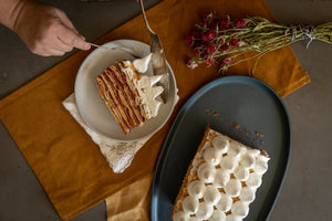 
                  
                    MIL HOJAS, VANILLA CUSTARD AND BERRIES CAKE
                  
                