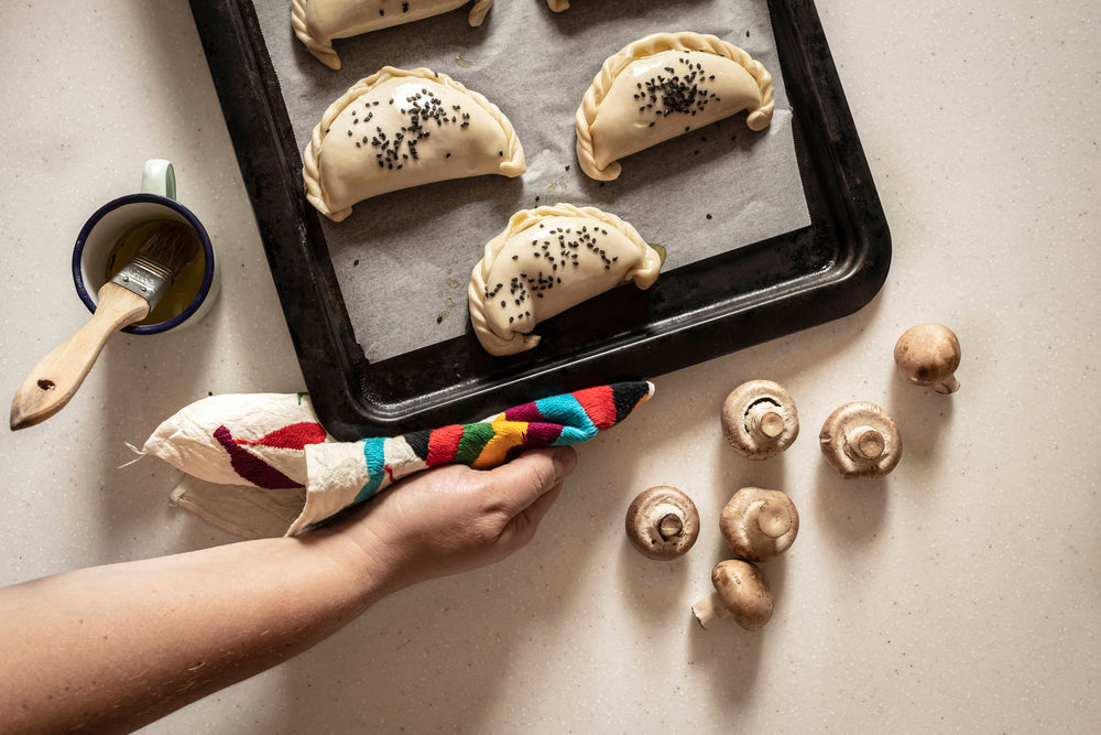 
                  
                    VEGAN MUSHROOM EMPANADA
                  
                