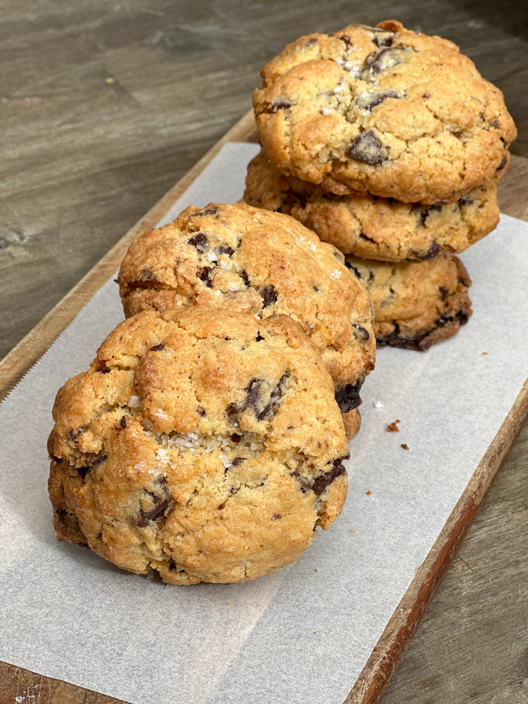 Salted Double Chocolate Chip Cookie